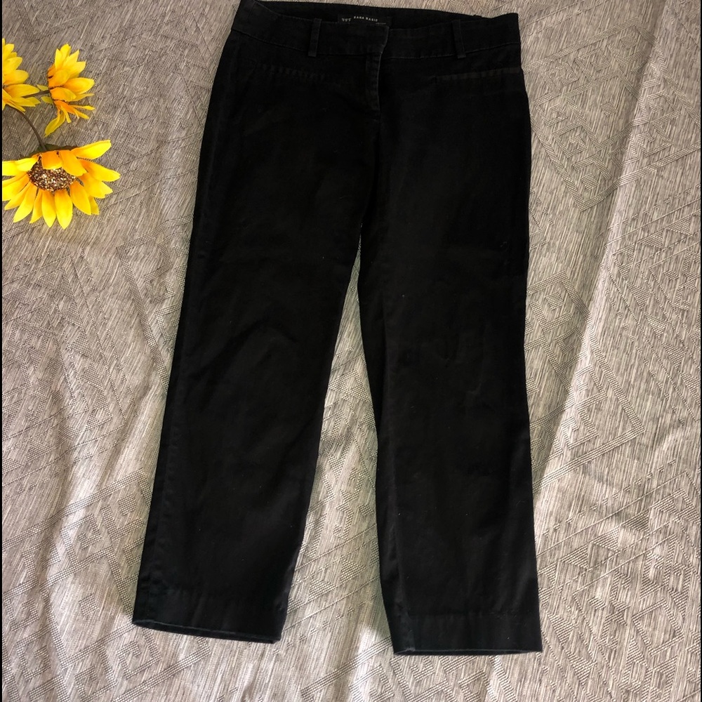 Zara Basic Crop Pants - Picture 2 of 8